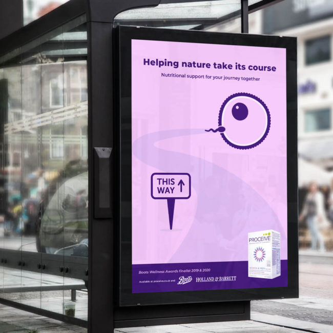 Proceive - Giving Nature A Helping Hand - Mellor&Smith Advertising campaign at bus stop