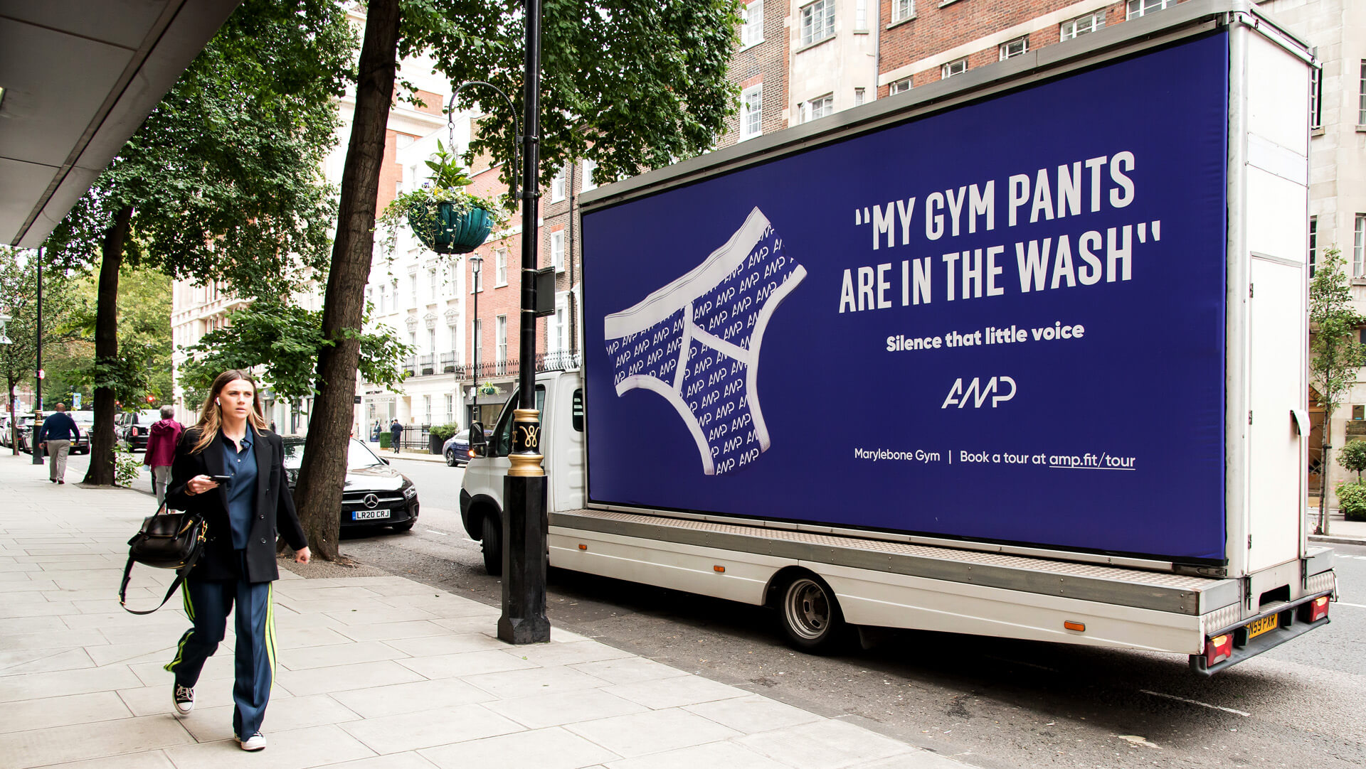 AMP Athletic - Gym pants are in the wash - London advertising campaign - Mellor&Smith