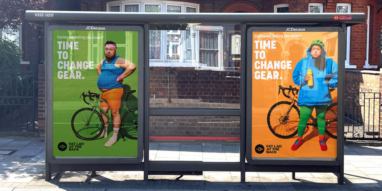 Fat Lad at the Back - Time to change gear - Mellor&Smith - Ad campaign - Outdoor OOH