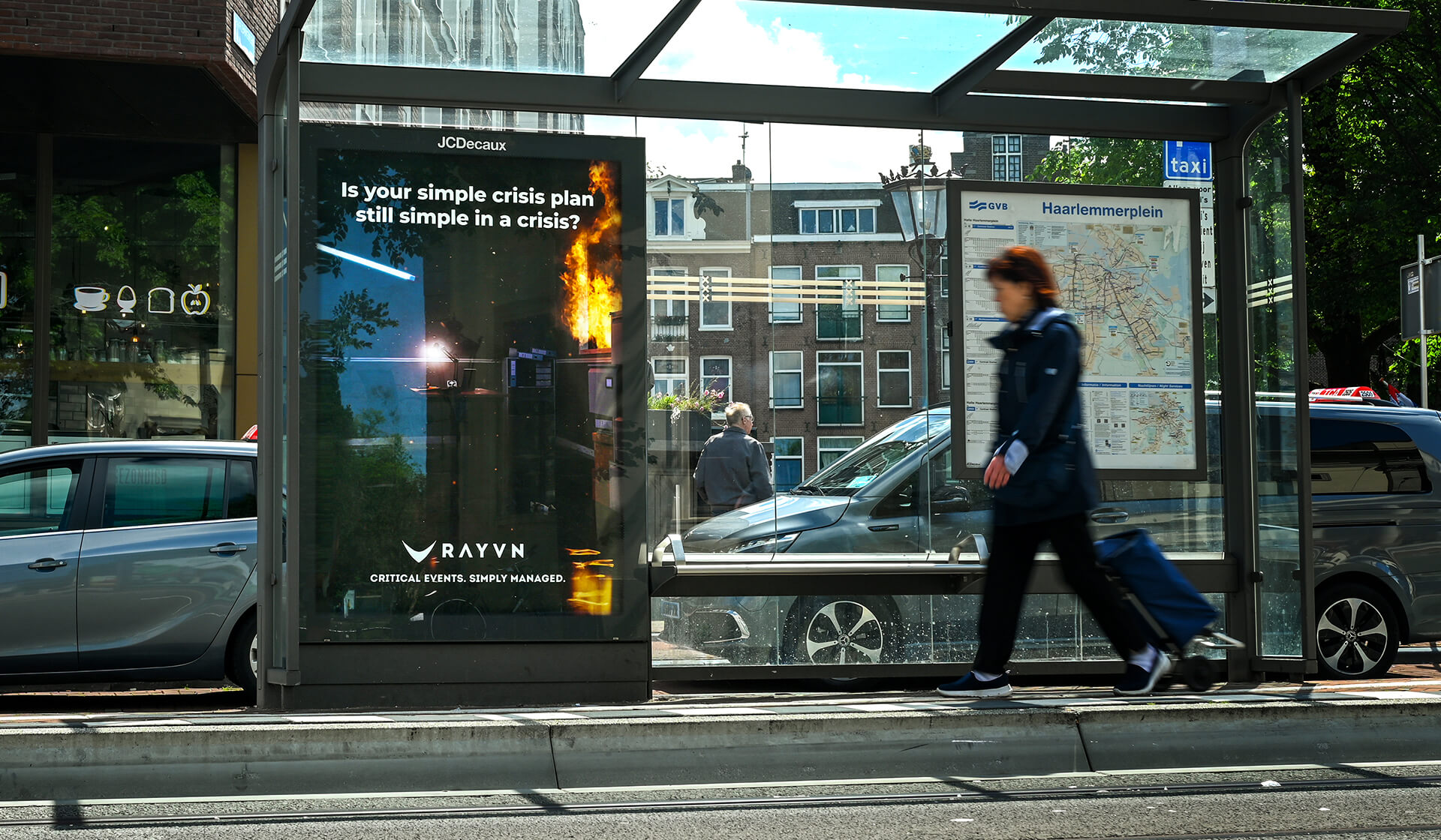 Rayvn Crisis Management - Ad Campaign - Mellor&Smith - OOH billboard Amsterdam